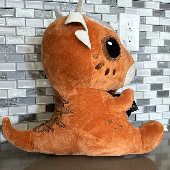 JURASSIC WORLD Stygimoloch "Stiggy" Dinosaur Sitting Plush / BRAND NEW - Picture 8 of 16